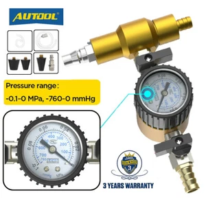 Radiator Coolant Refill Purge Tool Cooling System Vacuum Pressure Leak Tester - Bild 1 von 12