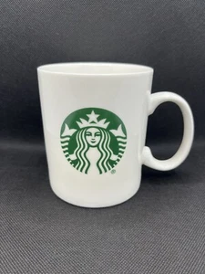 STARBUCKS COFFEE MUG Cup 2014 Classic White Green Mermaid 14 oz - Picture 1 of 8