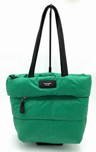 Kate Spade New York Puffed Wintergreen Puffy Fabric Small Tote Bag NWOT - Picture 1 of 5