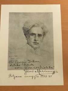 Cartolina autografa di Gino Marinuzzi - Picture 1 of 1