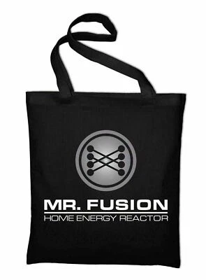 Mr Fusion Logo Ritorno Al Futuro Borsa In Stoffa - Immagine 1 di 4