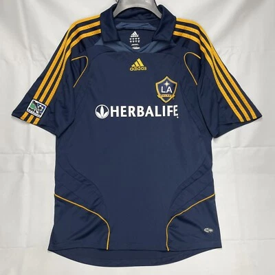 Camiseta de fútbol visitante Adidas Los Angeles Galaxy 2008 - mediana para hombre - 221840 Foto 1 de 4