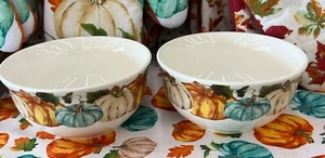 HERBST SCHÜSSEL 2ER SET THANKSGIVING FALL ROYAL NORFOLK MÜSLISUPPE MIKROWELLENGEEIGNET - Bild 1 von 5