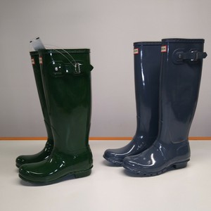 Las mejores ofertas en Botas de lluvia Hunter bajo (1-1.9 pulgadas) altura  del tacón botas para mujeres | eBay