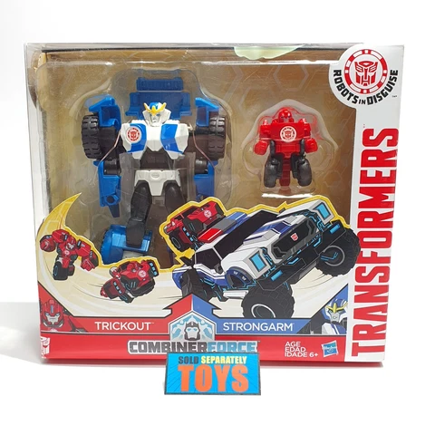 Transformers Robots in Disguise Combiner Force TRICKOUT STRONGARM RID figures Cover