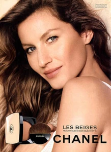 2013 Chanel makeup Gisele Bundchen Les Bieges Glow 1-page MAGAZINE AD - Picture 1 of 1