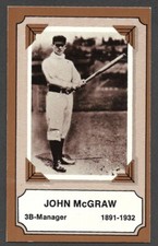 1975 FLEER LAUGHLIN BASEBALL PIONEERS #15 John McGraw BALTIMORE ORIOLES  EX+   A