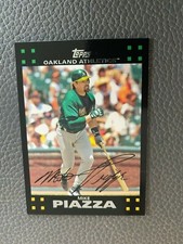 2007 Topps #53 Mike Piazza Oakland A's Baseball Card 
