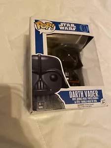 Funko POP! Star Wars Blue Box Darth Vader #01 Vinyl Figure 2010 Vinyl Bobble - Picture 1 of 4