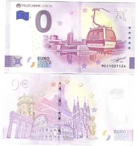 Portugal - 0 Euro 2025 UNC Telecabine Lisboa Lemberg-Zp - Picture 1 of 1