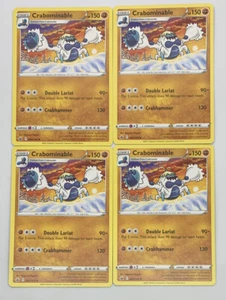 POKEMON TCG Chilling Reign CRABOMINABLE x4 4x Juego Poco Común #085/198 ¡Nuevo! - Imagen 1 de 1