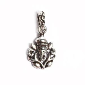 925 Sterling Silver God Ganpati Pendant For Men & Women - Picture 1 of 4