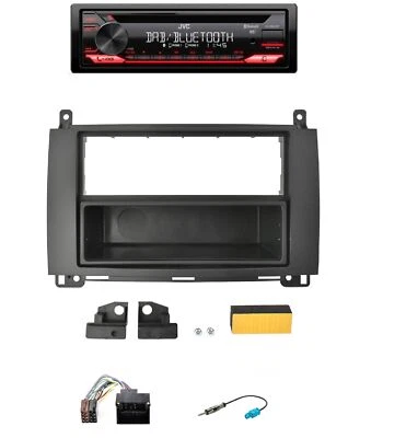 Autoradio JVC con CD per Mercedes Classe A (W169) DAB+ con lettore CD, USB e ... - Immagine 1 di 3