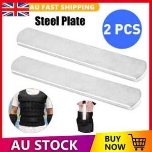 Steel Plates for Gym Running Workout Weighted Vest Loading Ankle Leg Guards Home - Picture 1 of 10