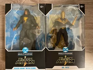 McFarlane Toys DC Multiverso Adamo nero CON MANTELLO & DR FATE Film Adam nero - Foto 1 di 6