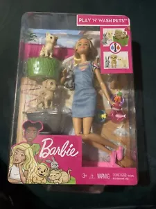 Barbie Play 'N' Wash Pets, Blonde Doll Playset, Brand New, Ships Priority Mail - Picture 1 of 2