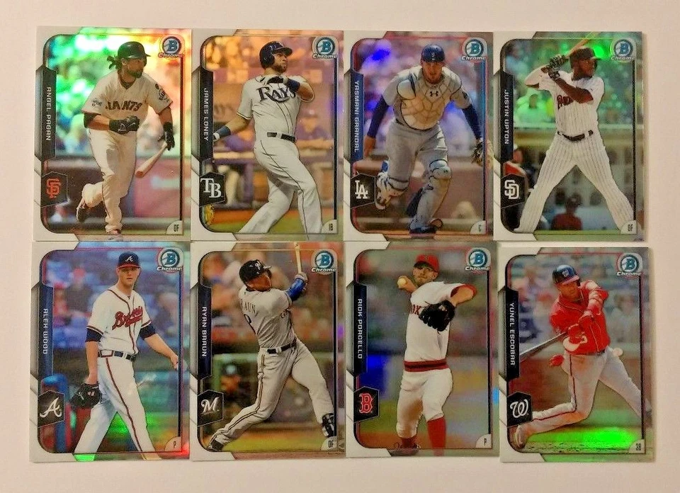 2015 BOWMAN CHROME VETERAN & ROOKIE REFRACTOR COMPLETE YOUR SET. - Image 1 of 1