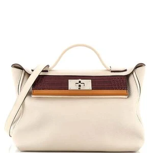 Hermes Touch 24/24 Bag Togo with Alligator and Swift 29 - Picture 1 of 10
