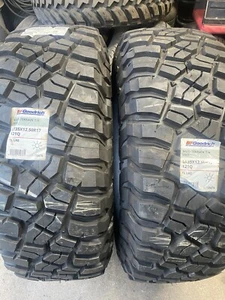 2x LT35/12.50/R17 BFGOODRICH MUD TERRAIN T/A KM3 121Q TYRES - Picture 1 of 1