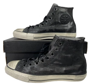 Converse John Varvatos JV Chuck Taylor All Star Sneaker Black Silver 150175C - Picture 1 of 9