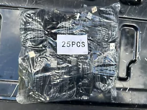 25 Pack 6ft USB Type C Charger Cable - Black - Picture 1 of 2