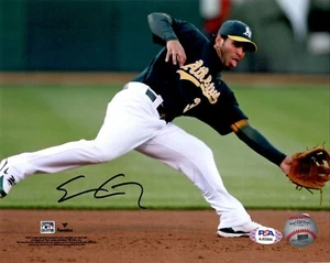 Eric Chavez autographed signed 8x10 photo MLB Oakland Athletics PSA COA - Picture 1 of 2