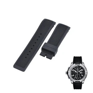 Correa de reloj de goma negra de 22 mm para Lacoste 2010759 - Imagen 1 de 7