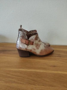 Stiefeletten Felmini Leder Braun Gr. 37 - Bild 1 von 8