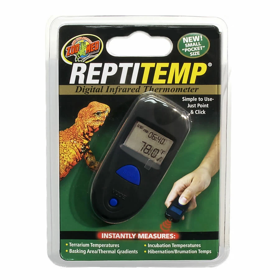 Zoo Med ReptiTemp Digital Infrared Thermometer Vivarium Temperature reader
