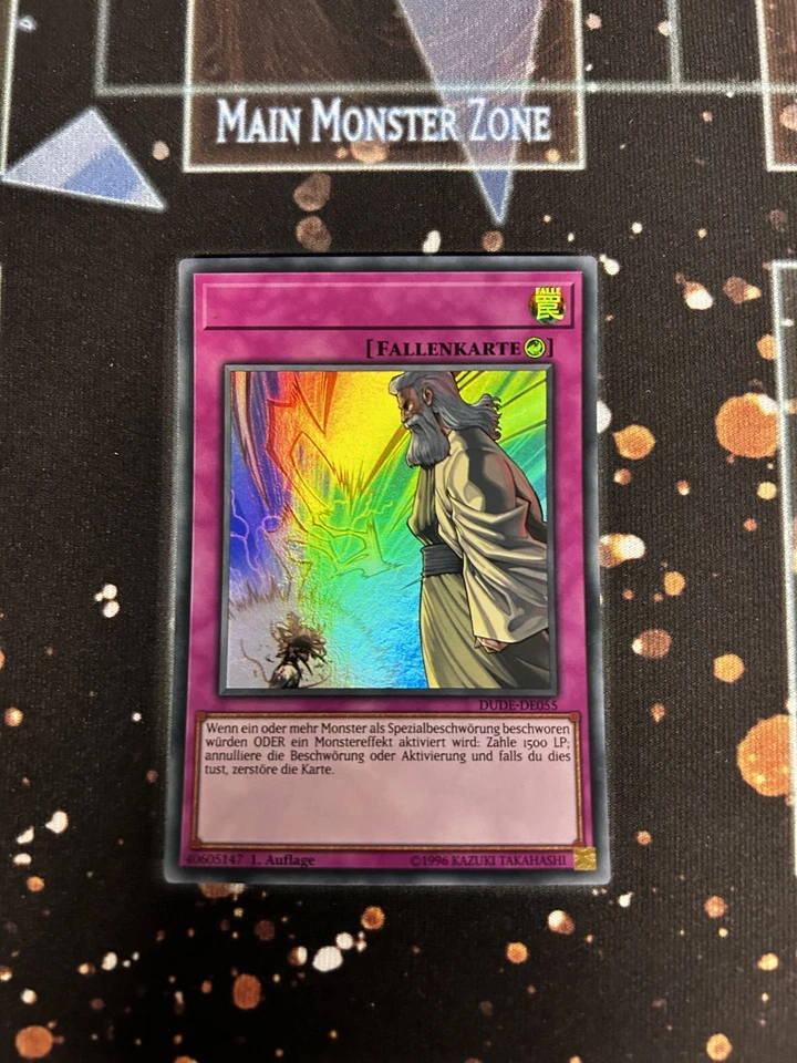 Yu-Gi-Oh! Solemn Strike DUDE-DE055 German No Name No Imprint Misprint - Image 1 of 1