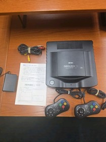 Neo GEO CD CD-T01 CONSOLE SNK CIB Tested and Working. Great Condition