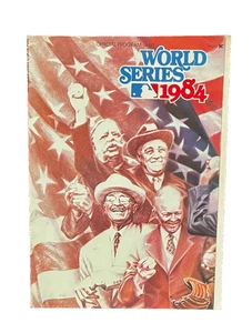 Vintage 1984 World Series Program DETROIT TIGERS VS. SAN DIEGO PADRES Free Ship - Picture 1 of 4