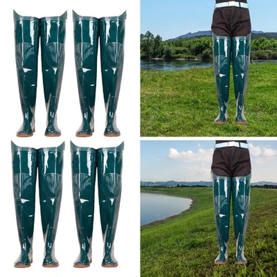 Stivali da pesca sopra il ginocchio di alta qualità, stivali da pioggia - Immagine 1 di 2