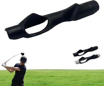 RTETTOA Golf Grip Trainer, Golf Swing Aid Club Attachment to Correct Hand Placement