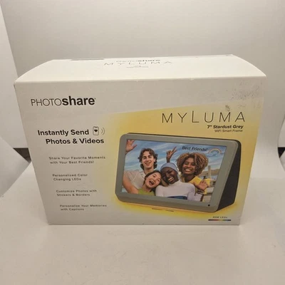 My Luma Photo Share 7”  Stardust Grey WIFI Smart Frame. FML07SD - Image 1 of 4