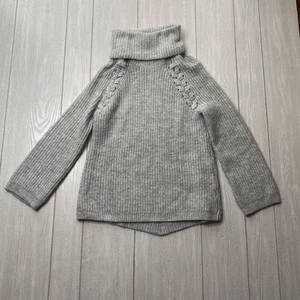 Moth Anthropologie Damen grau Rollkragen Strickpullover Größe Small - Bild 1 von 8