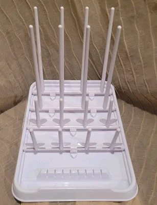 MUNCHKIN Estante de Secado Plegable Escurridor BIBERÓN, Tazas, Piezas de Bomba. Blanco 1998 Foto 1 de 2