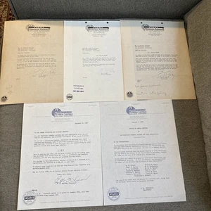 Five 1938-40 Bank Letters -San Fransisco and First -Federal Savings-Calif & Wash - Picture 1 of 9