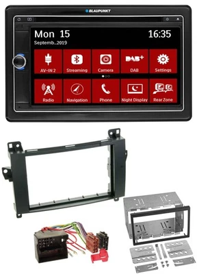 Blaupunkt Bluetooth DAB 2DIN USB DVD MP3 Autoradio für Mercedes Viano Vito W639 - Bild 1 von 4