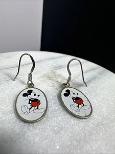 Mickymouse, 1 1/2", Ear Rings, Marked Disney - Picture 1 of 6