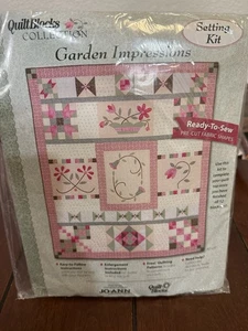 JoAnn Quilt Block des Monats GARTENIMPRESSIONEN Setting Kit NEU - Bild 1 von 3