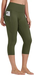 WILLIT Women's Yoga Capri Leggings with Pockets High Waisted Exercise Capris ... - Picture 1 of 4