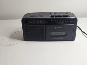 Sony Dream Machine ICF-C610L Radio Cassette Clock Alarm FM MW LW Tested VGC - Picture 1 of 5