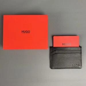 Cartera De Cuero Negra HUGO BOSS - Imagen 1 de 6