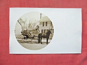 RPPC. Pferdebuggy Whitehouse NJ A 2 - Bild 1 von 4