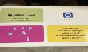 HP JetDirect 300X J3263A External Print Server 10/100 Mbps RJ45 Ethernet - New - Bild 1 von 4