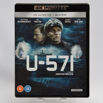 U-571 4K Ultra HD & Blu ray Movie Film (VG) - Image 1 of 3