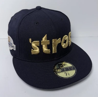Houston Astros 7 1/4 ‘Stros New Era Cap 59Fifty Trill OG Bun B Collection WSC - Image 1 of 4