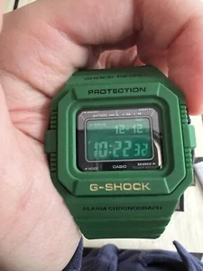 Vintage G-Shock G-5500C-3 Green (Worn by LeBron James) - Rare - Picture 1 of 7