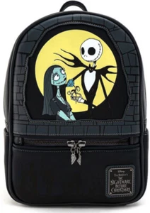 Disney Nightmare Before Christmas Jack & Sally GITD 2022 Mini Backpack VHTF-NWT - Picture 1 of 3
